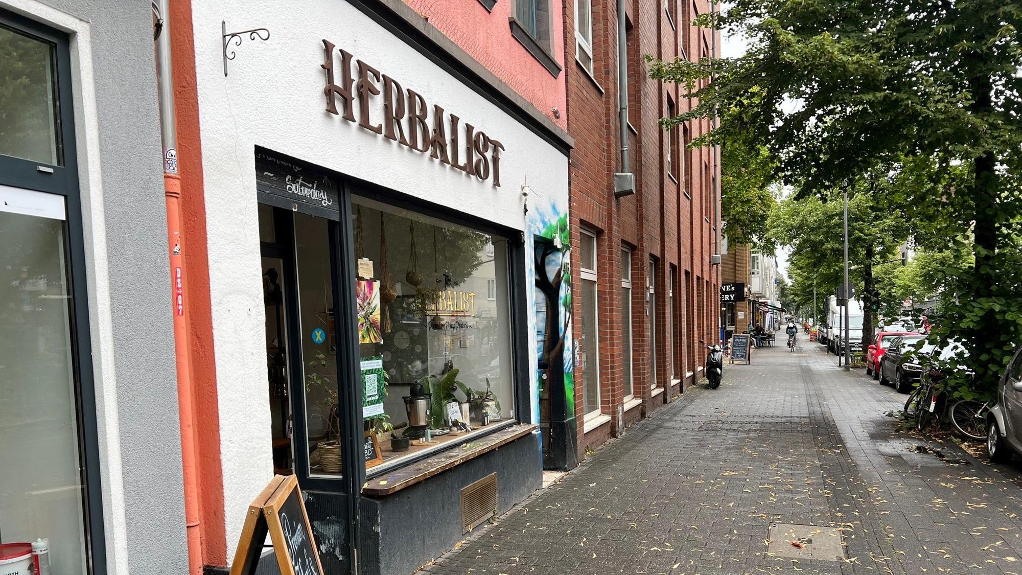 „The Herbalist“ ist ein CBD-Shop in Köln-Ehrenfeld.