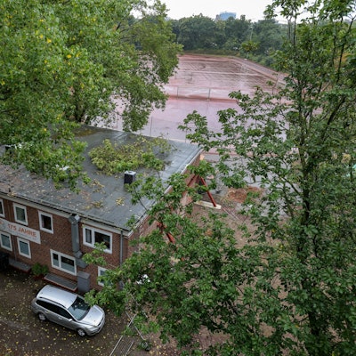 Im Gymnasium Kreuzgasse werden in den Sommerferien Instandhaltungsmaßnahmen durchgeführt.