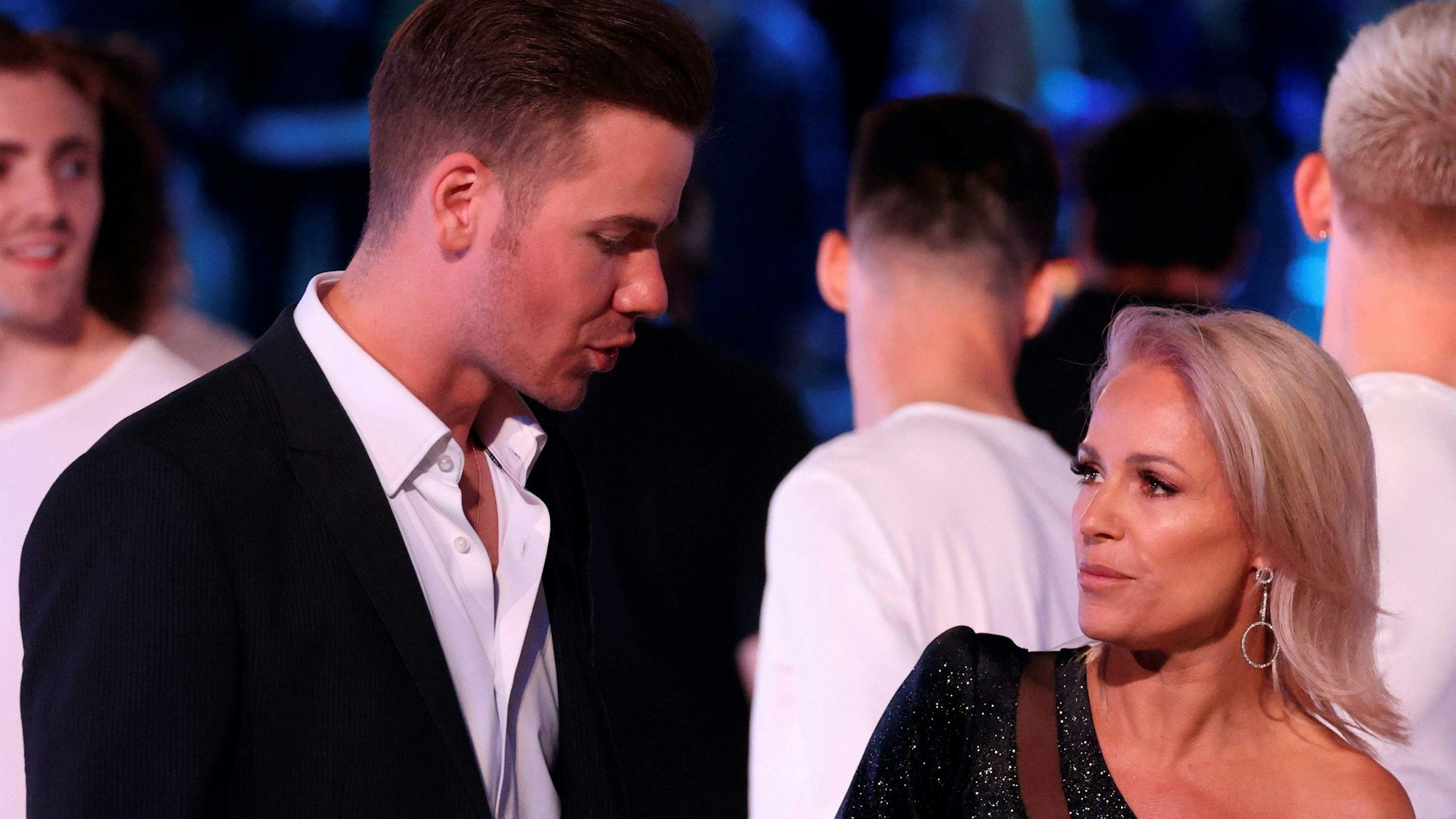 Eric Philippi und Michelle auf der Bühne.