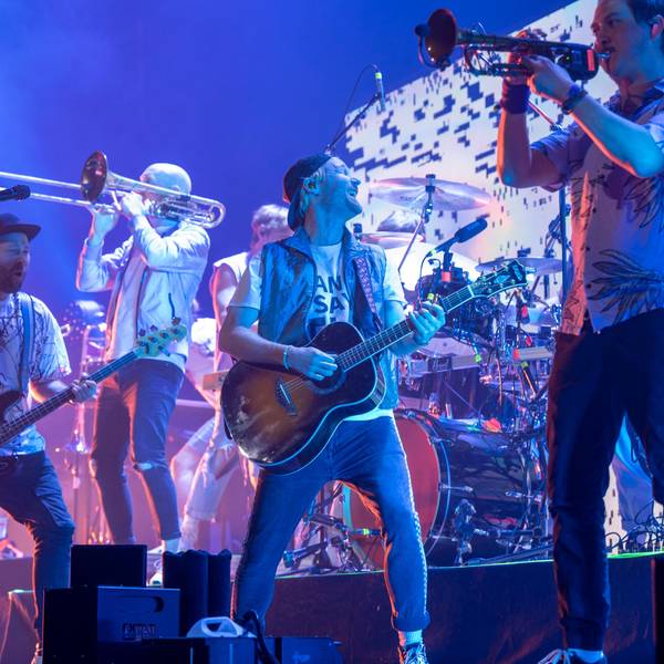 Querbeat spielen als Vorband von Materia. Konzert in der Lanxess-Arena.
