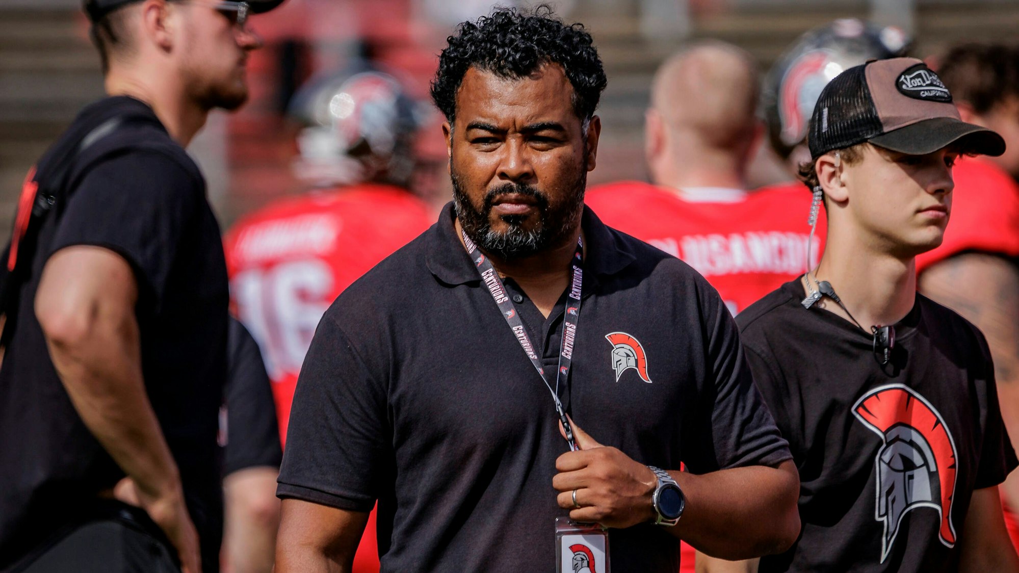 European League of Football: Cologne Centurions vs. Frankfurt Galaxy, Südstadion, Köln, 25.06.2022 David Drane General Manager Cologne Centurions, Cologne Centurions vs. Frankfurt Galaxy, Köln, Südstadion, 25.6.2022 *** European League of Football Cologne Centurions vs Frankfurt Galaxy, Südstadion, Cologne, 25 06 2022 David Drane General Manager Cologne Centurions , Cologne Centurions vs Frankfurt Galaxy, Cologne, Südstadion, 25 6 2022 Copyright: xBEAUTIFULxSPORTS/Gawlikx