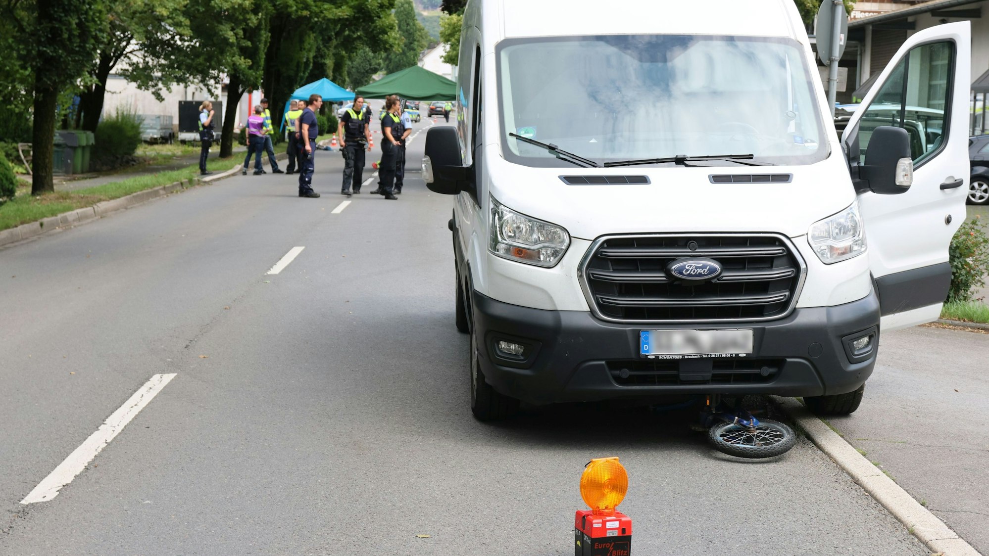 Foto von einem Verkehrsunfall