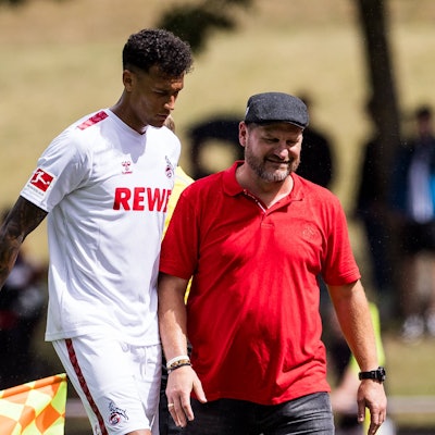 Davie Selke traf am Freitag im Test gegen Fortuna Köln und tags darauf gleich wieder, diesmal beim 2:0 des 1. FC Köln gegen Aue in Euskirchen.