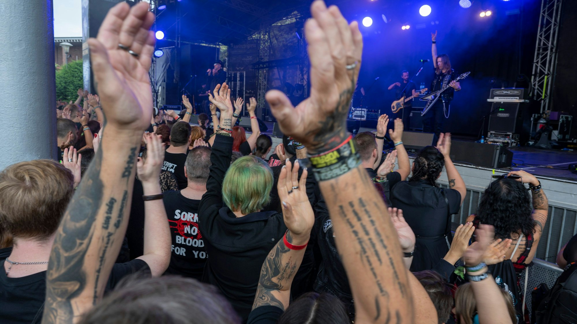 29.07.2023, Köln: 
AMPHI FESTIVAL 2023 am Tanzbrunnen.
 Foto: Uwe Weiser