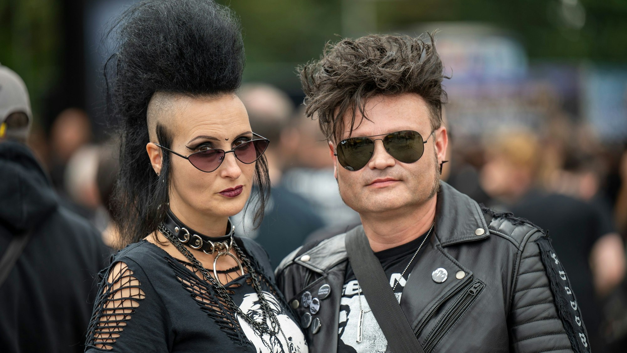 29.07.2023, Köln: Enrico und "Ü" beim
AMPHI FESTIVAL 2023 am Tanzbrunnen.
Foto: Uwe Weiser