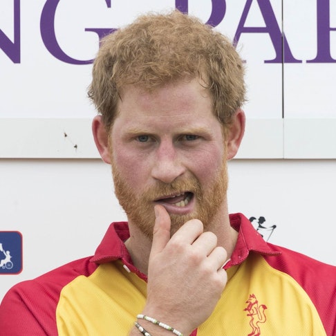 Prinz Harry bei einem Polo-Turnier im Jahr 2017