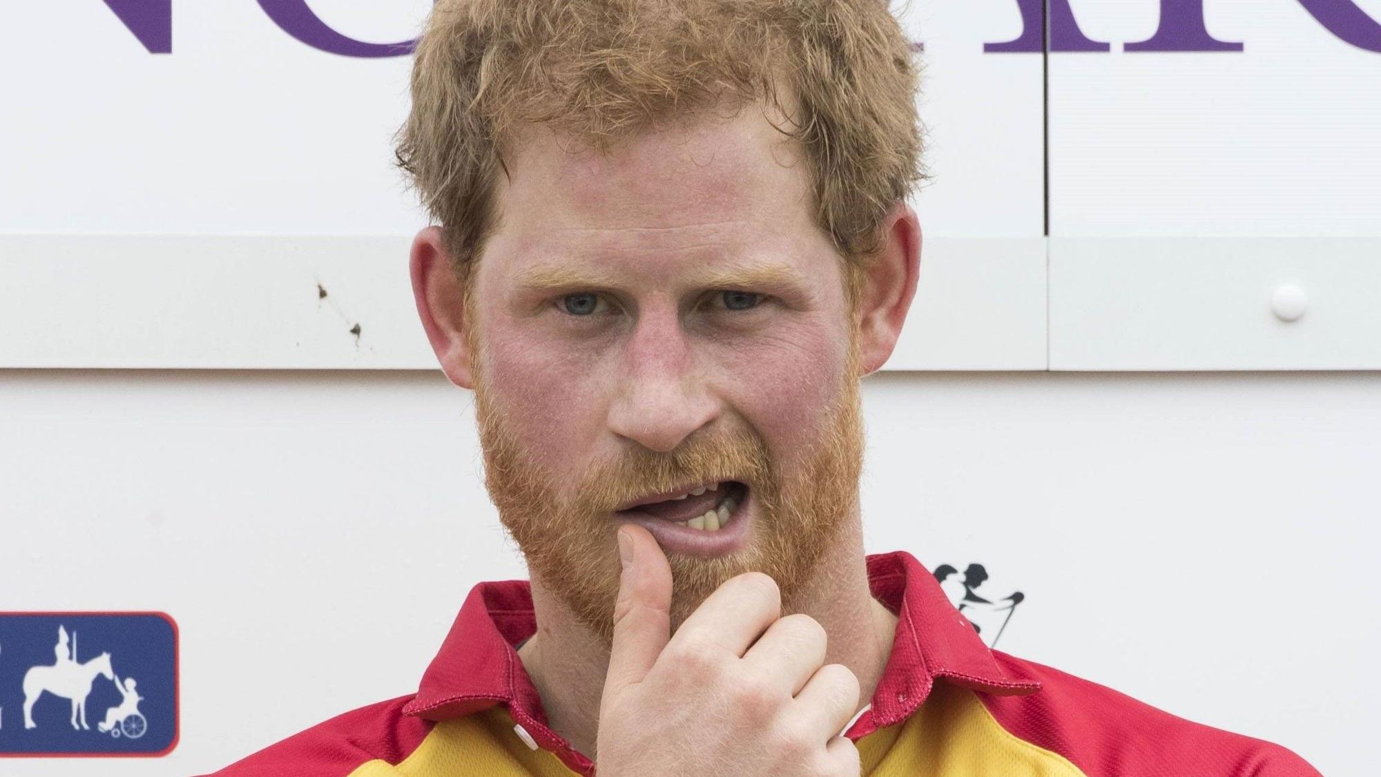 Prinz Harry bei einem Polo-Turnier im Jahr 2017