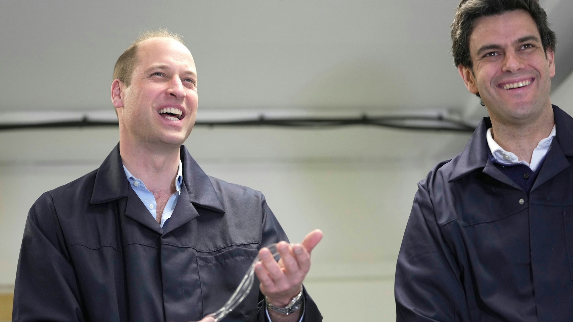 Prinz William, Prinz von Wales, daneben Rodrigo Garcia Gonzalez.