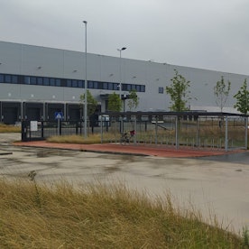 Ein Blick auf das Firmengebäude in Bedburg.