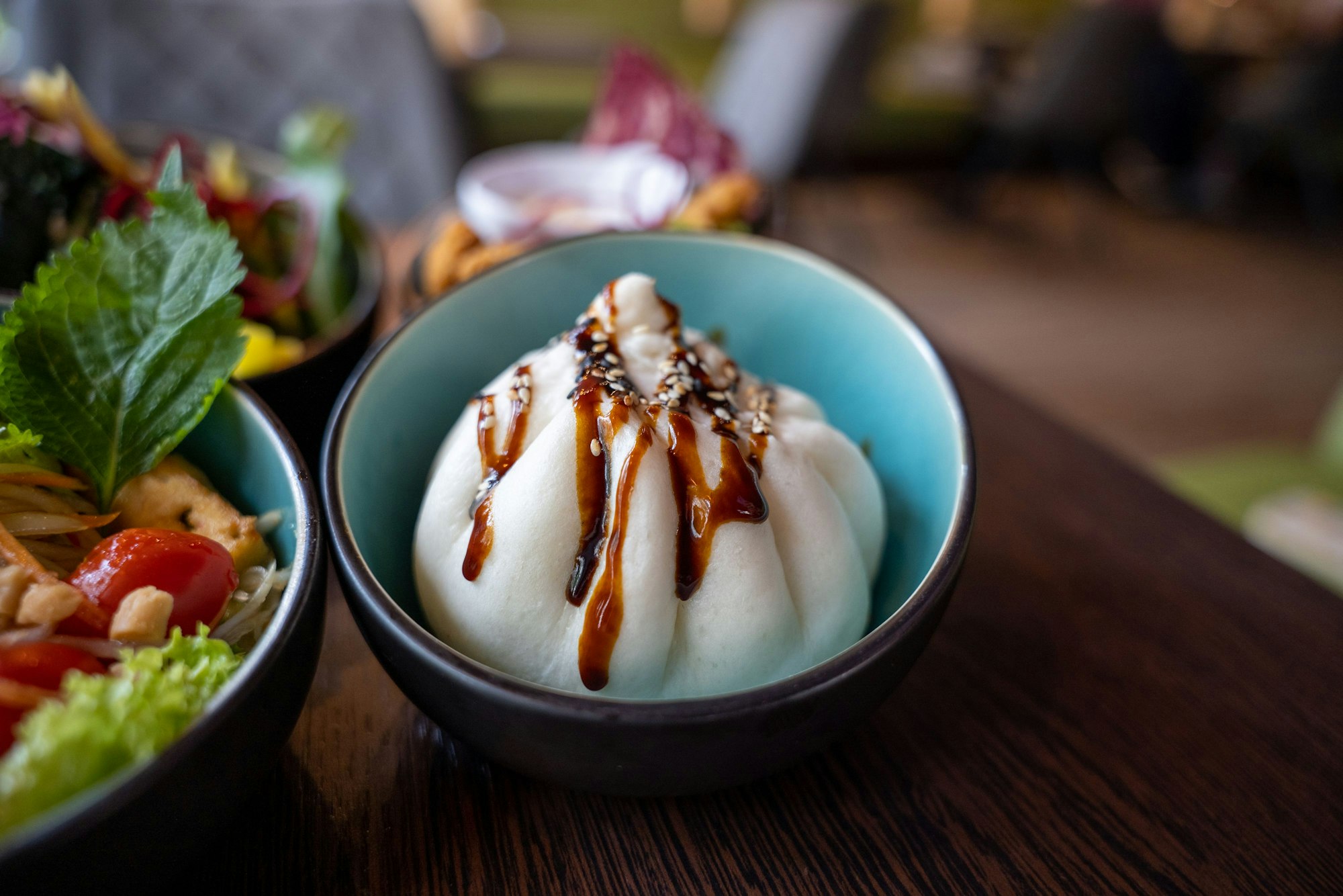 Der Banh Bao Hap ist ein gedämpfter Hefekloß mit Gemüsefüllung.