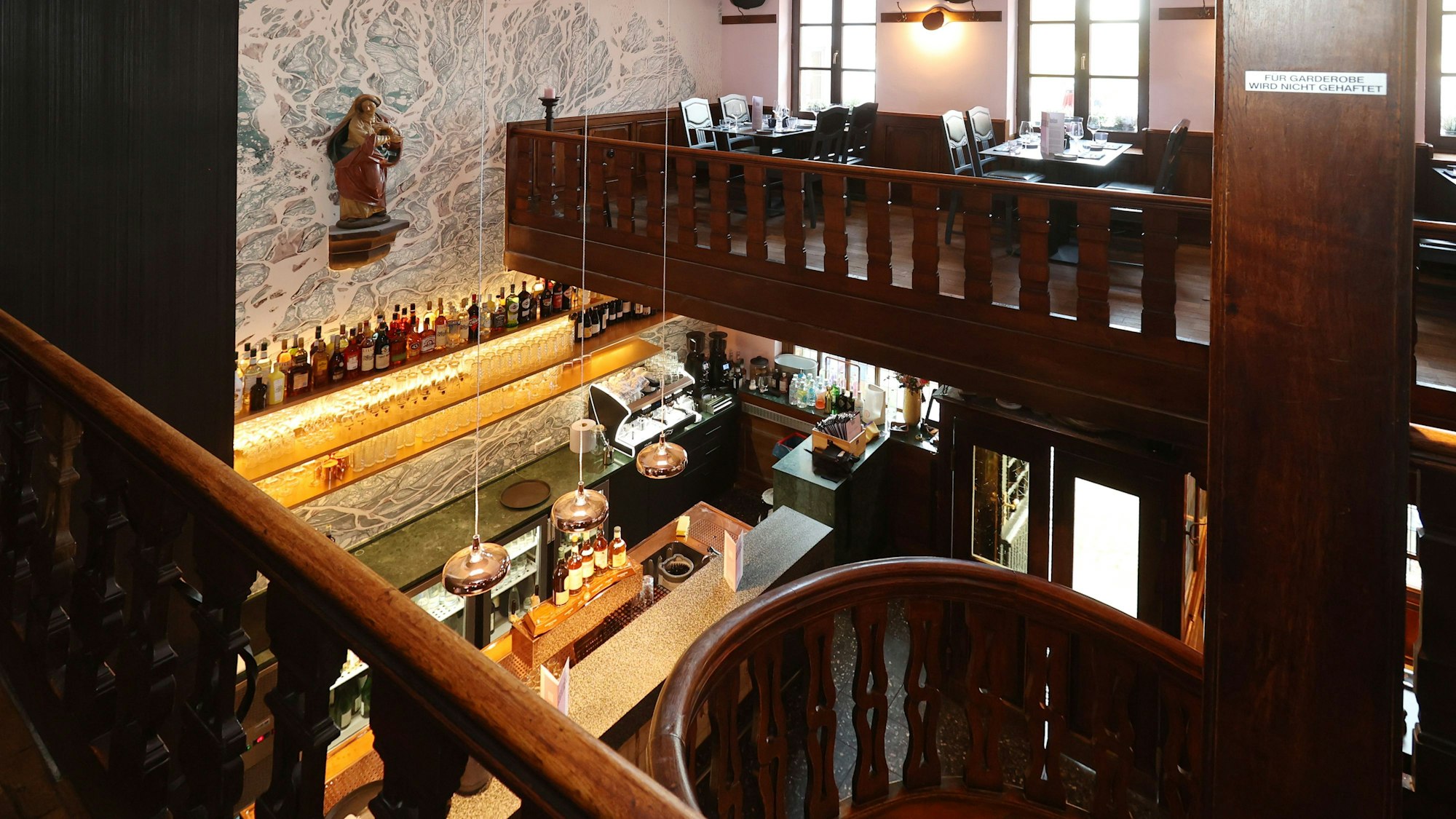 Blick in das Restaurant „Feinfein“.