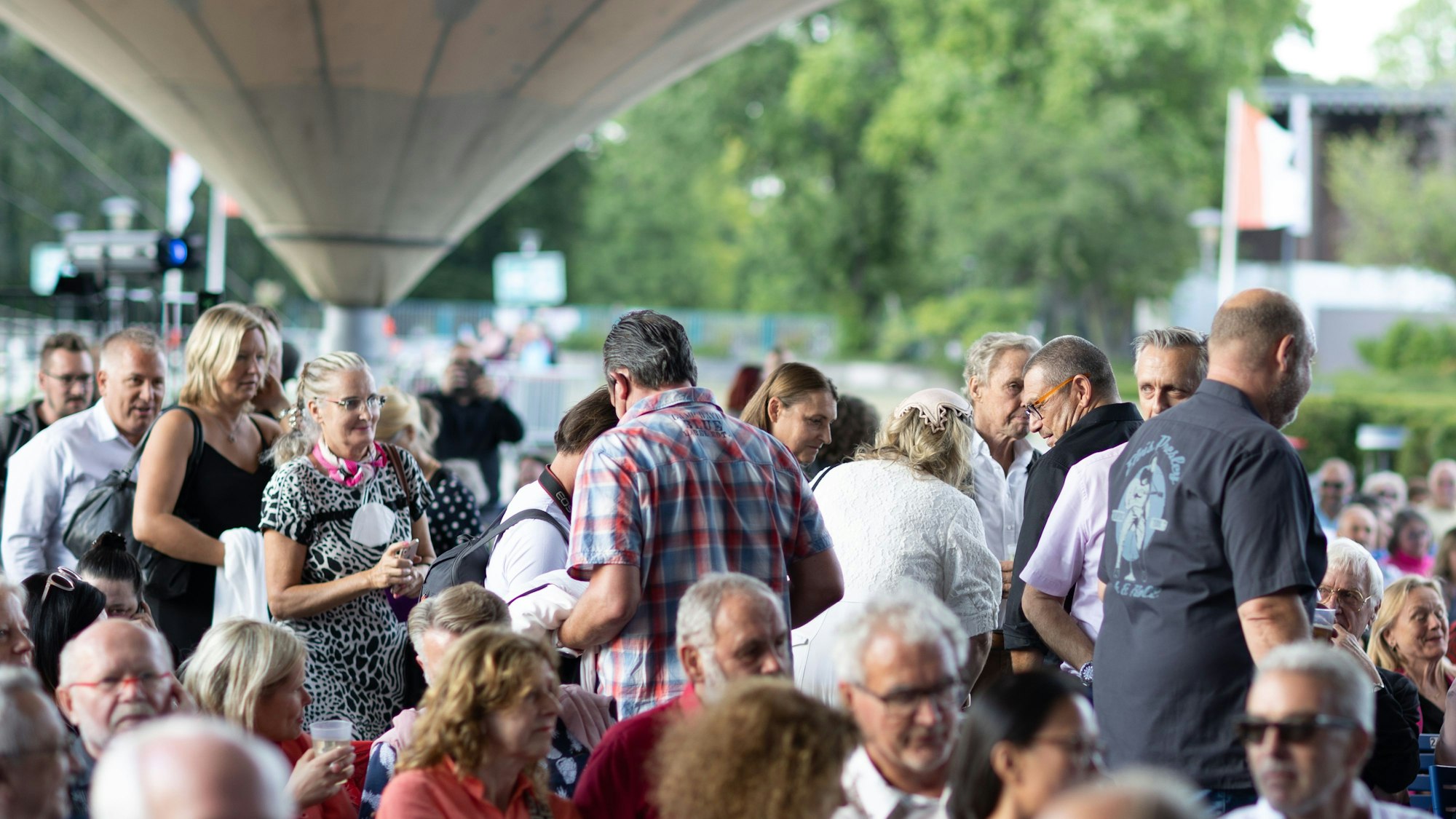 Peter Kraus; Open Air Konzert - Paul Anka am 15.07.2022 in der Tanzbrunnen in Köln (Deutschland).Foto: Andreas Dick