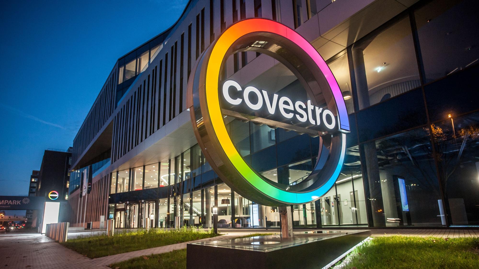 Covestro-Zentrale (Covestro: Bayer-Ausgliederung, Ex Bayer Material Science) Leverkusen Europaring. Foto: Ralf Krieger
