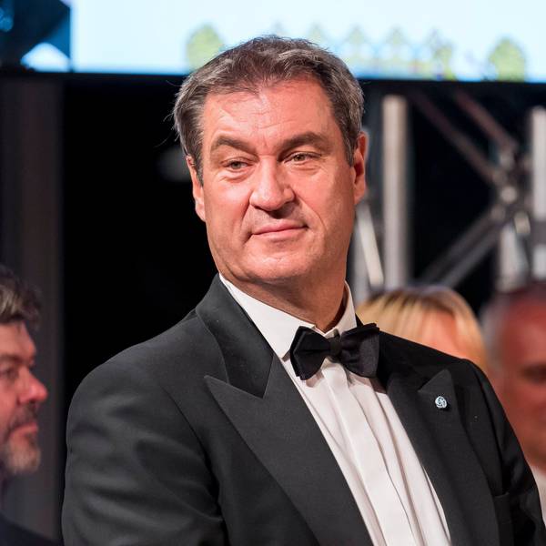 Markus Söder (CSU), Bayerischer Ministerpräsident, während des Staatsempfangs anlässlich der Eröffnung der Richard-Wagner-Festspiele.