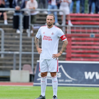 SC Fortuna Köln vs. 1. FC Köln U21, 4.Liga,     
Marco Höger (1. FC Köln), 01.08.2023, Bild: Herbert Bucco