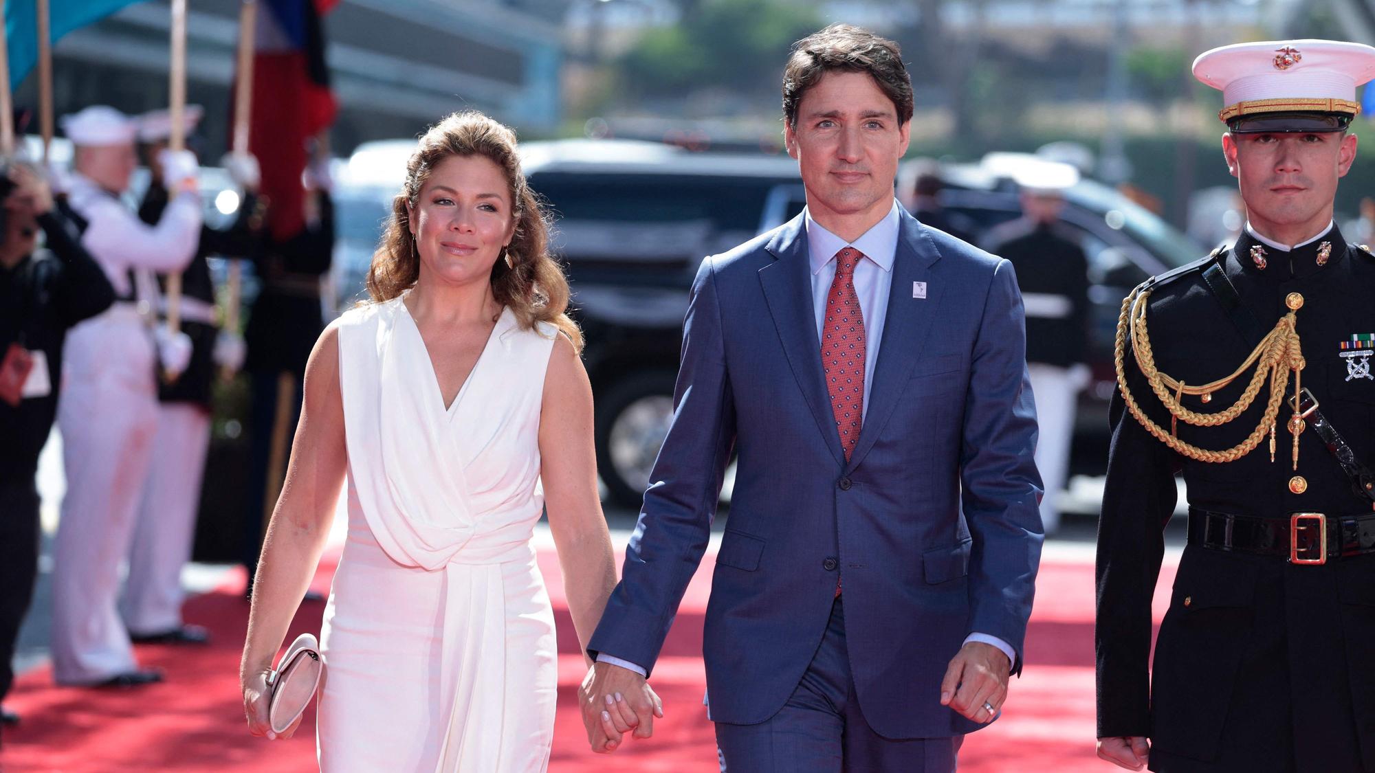 Justin Trudeau und seine Frau Sophie Gregoire Trudeau