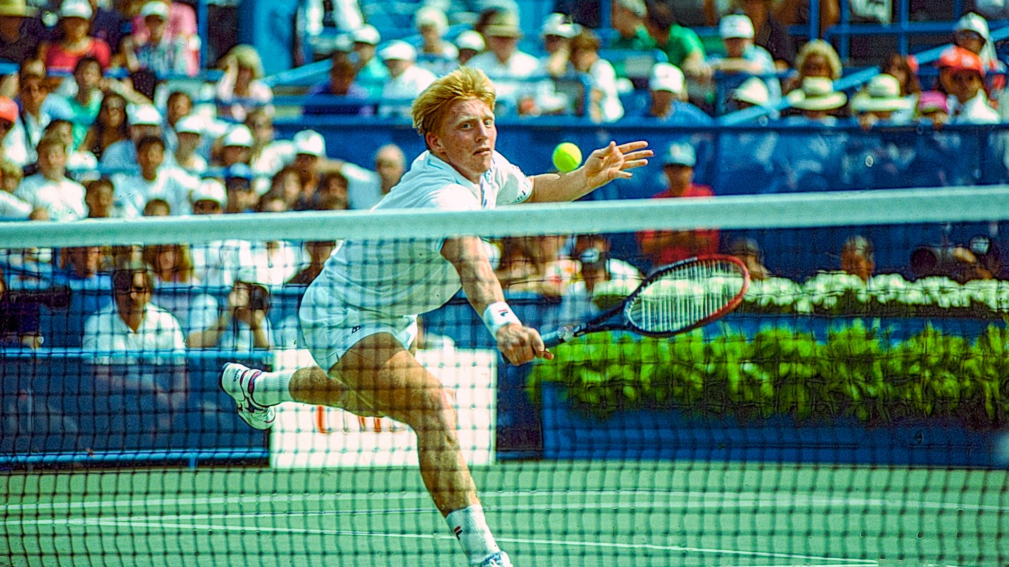 Boris Becker bei den US Open 1989.