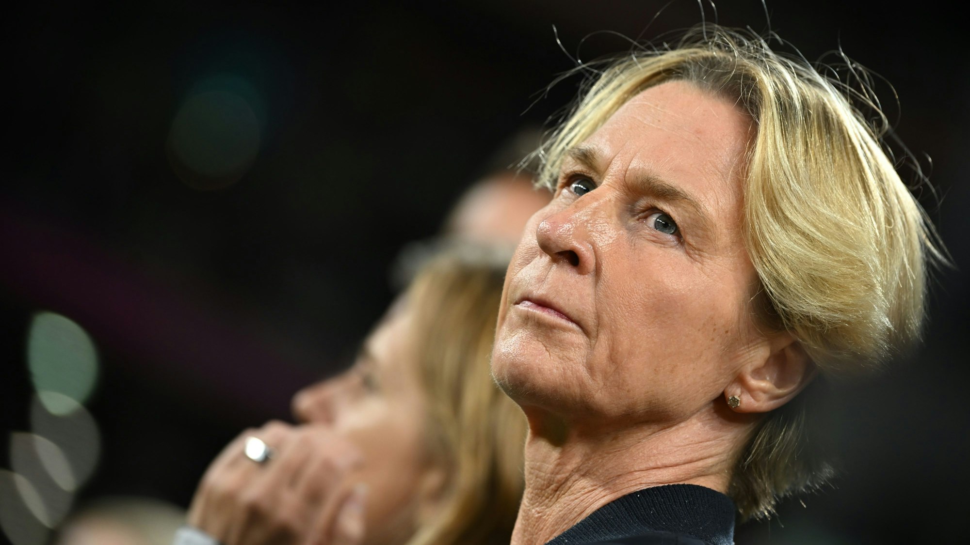 Martina Voss-Tecklenburg litt mit ihrer Mannschaft, die Bundestrainerin hat nun ein historisches Scheitern zu verantworten.