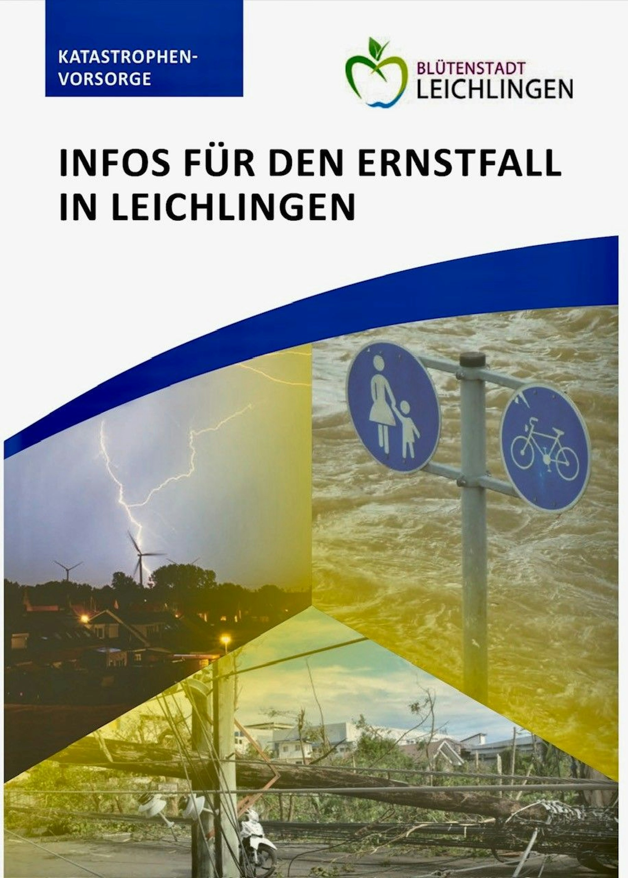Katastrophenschutz-Flyer der Stadt Leichlingen