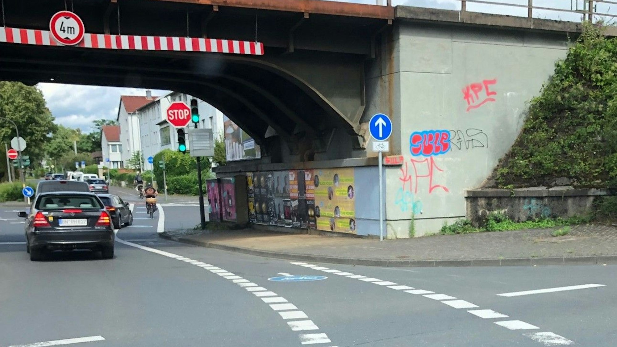 An dieser Stelle hat die Bonner Polizei falsche Knöllchen verteilt.