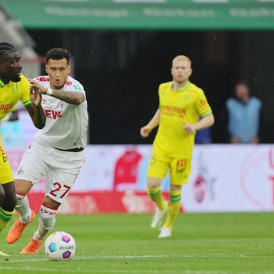 Davie Selke und der 1. FC Köln lieferten den Gästen am Samstag in Müngersdorf gerade im zweiten Durchgang einen ordentlichen Kampf.