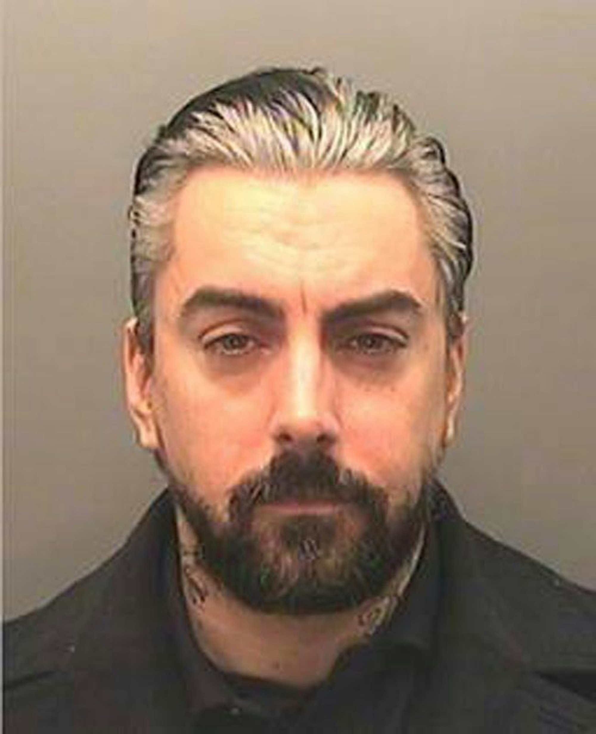 Polizeiaufnahme von Ian Watkins im November 2013