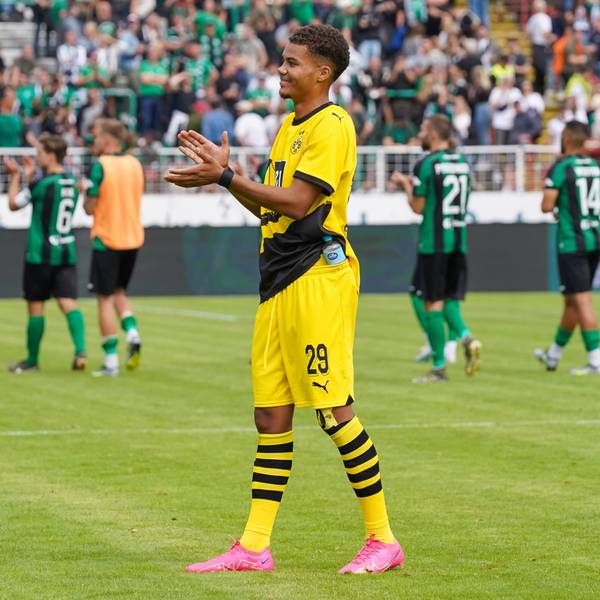 Erst seit wenigen Tagen bei Borussia Dortmund II und schon Publikumsliebling: Jermain Nischalke.