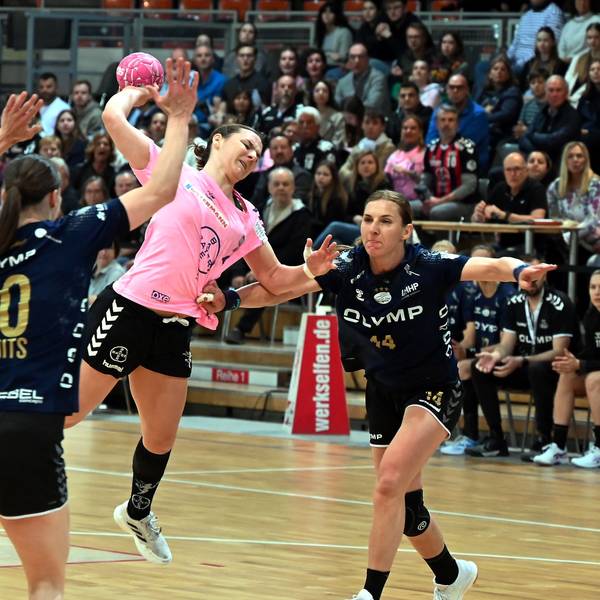 16.04.2023, Handball-Bayer Leverkusen-Bietigheim
mitte: Mareike Thomaier (Leverkusen)
Foto: Uli Herhaus