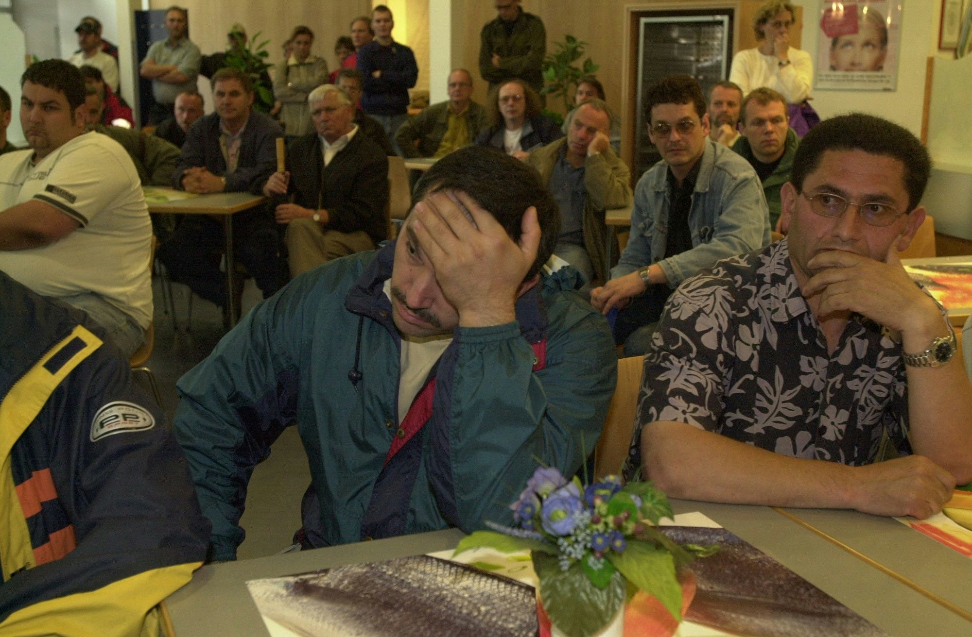 2003: Arbeitskampf ums Ausbesserungswerk Opladen. Kuno Dreschmann, Betriebsratsvorsitzender. Foto: Ralf Krieger