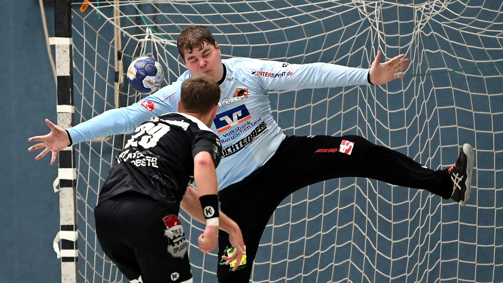 04.09.2022, Handball-Bergische Panther-Tus Opladen
TZW: Robin Eigenbrod (Panther)
Foto: Uli Herhaus