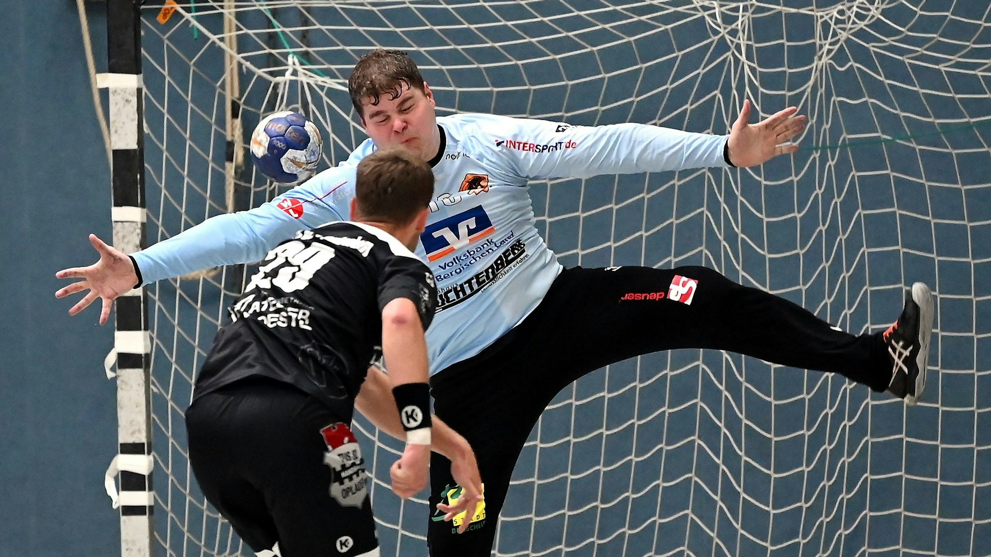 04.09.2022, Handball-Bergische Panther-Tus Opladen
TZW: Robin Eigenbrod (Panther)
Foto: Uli Herhaus