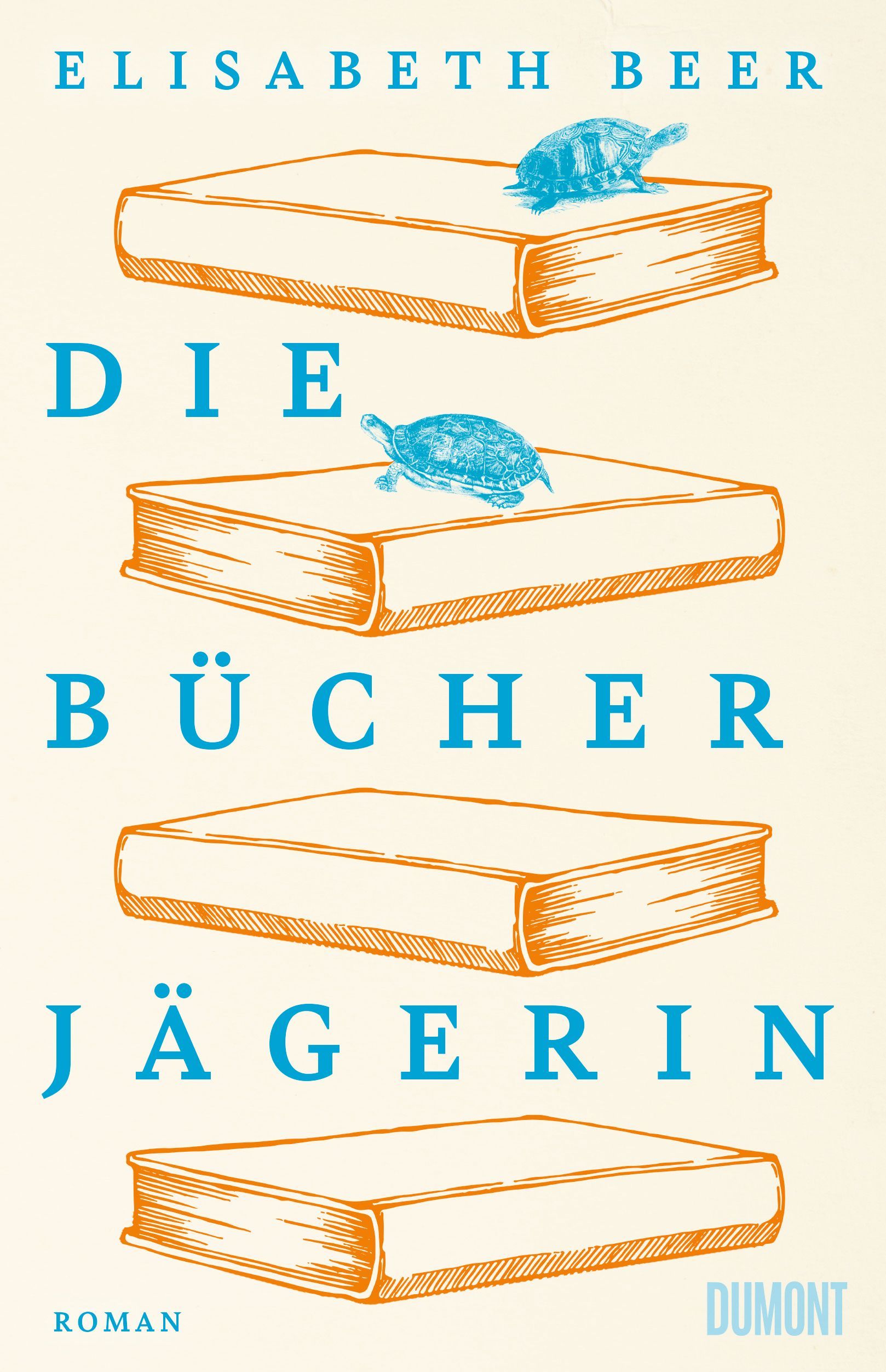 Cover von Elisabeth Beers Roman „Die Bücherjägerin“.