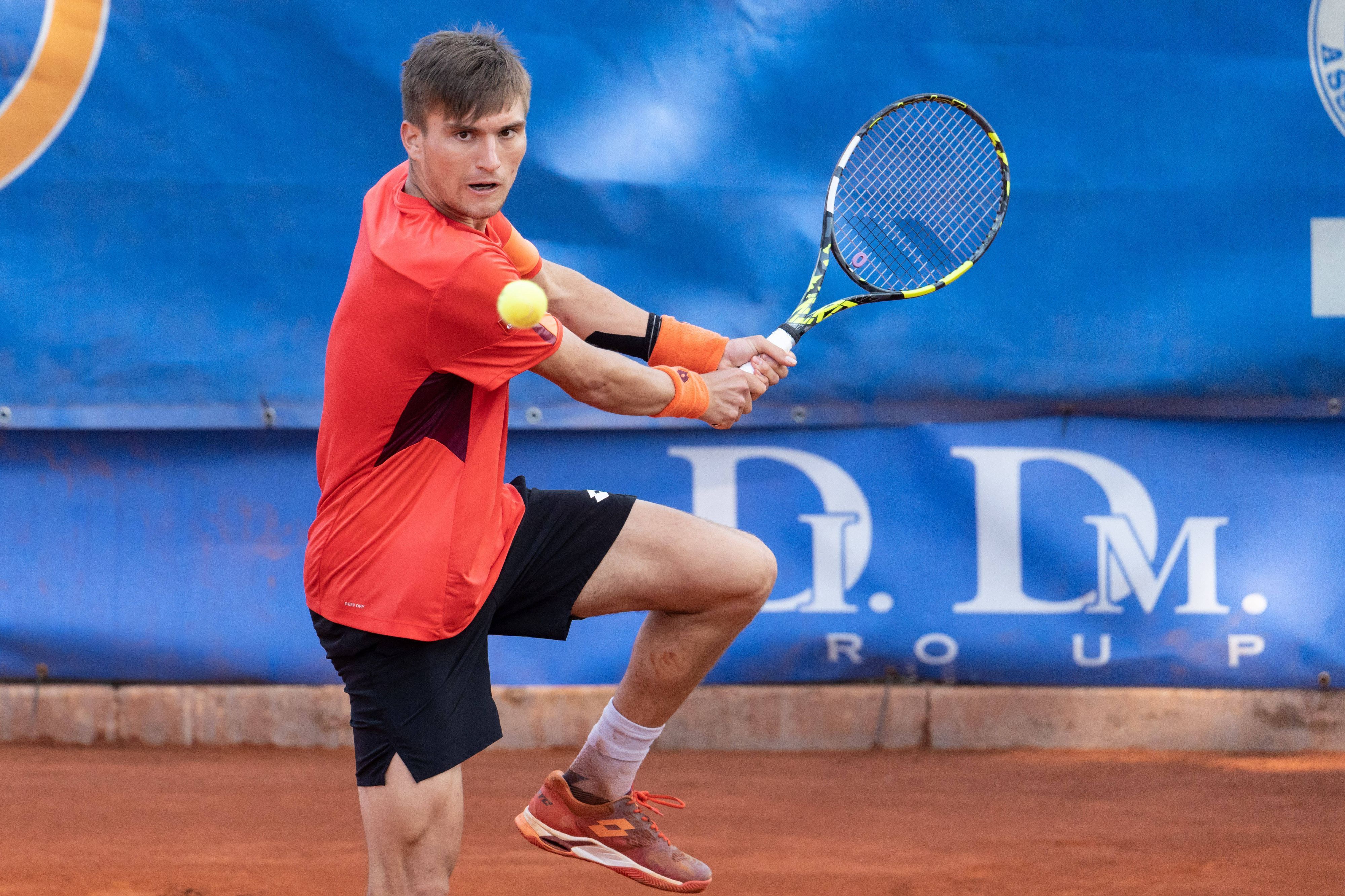 ATP, Tennis Herren Challenger Francavilla Al Mare Raphael Collignon during the quarterfinal of the ATP Challenger in Francavilla al Mare Francavilla al Mare Italy PUBLICATIONxNOTxINxFRA Copyright: xMarcoxZacx originalFilename:zac-notitle230512_npR6q.jpg