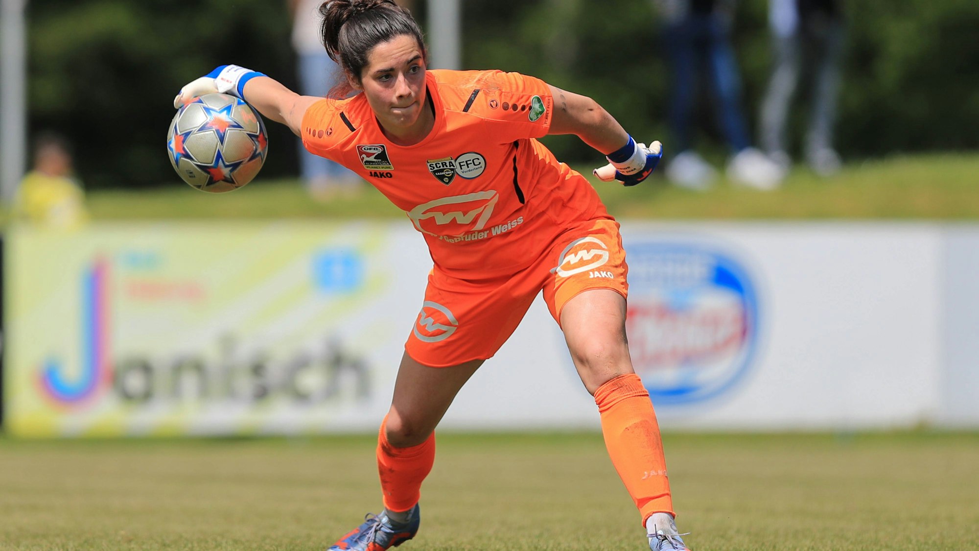 Charlotte Voll 1 SCR Altach in action during the Planet Pure Frauen Bundesliga match SKN St Polten vs SCR Altach at Liese Prokop Sportanlage Rohrbach Tom Seiss/ SPP PUBLICATIONxNOTxINxBRAxMEX Copyright: xTomxSeiss/xSPPx spp-en-ToSeSp-20230521 SKN vs SCRA-2128