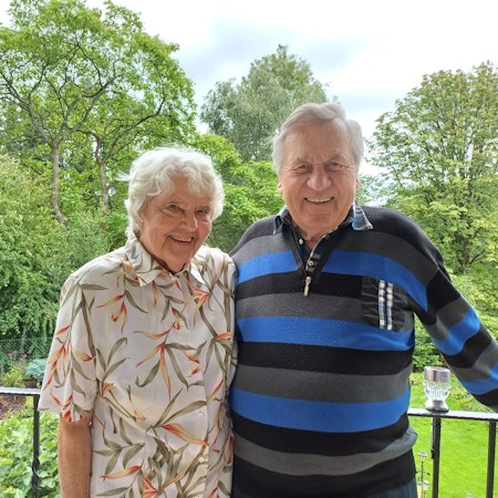 Irmgard und Alfred Sylvester feiern Eiserne Hochzeit.