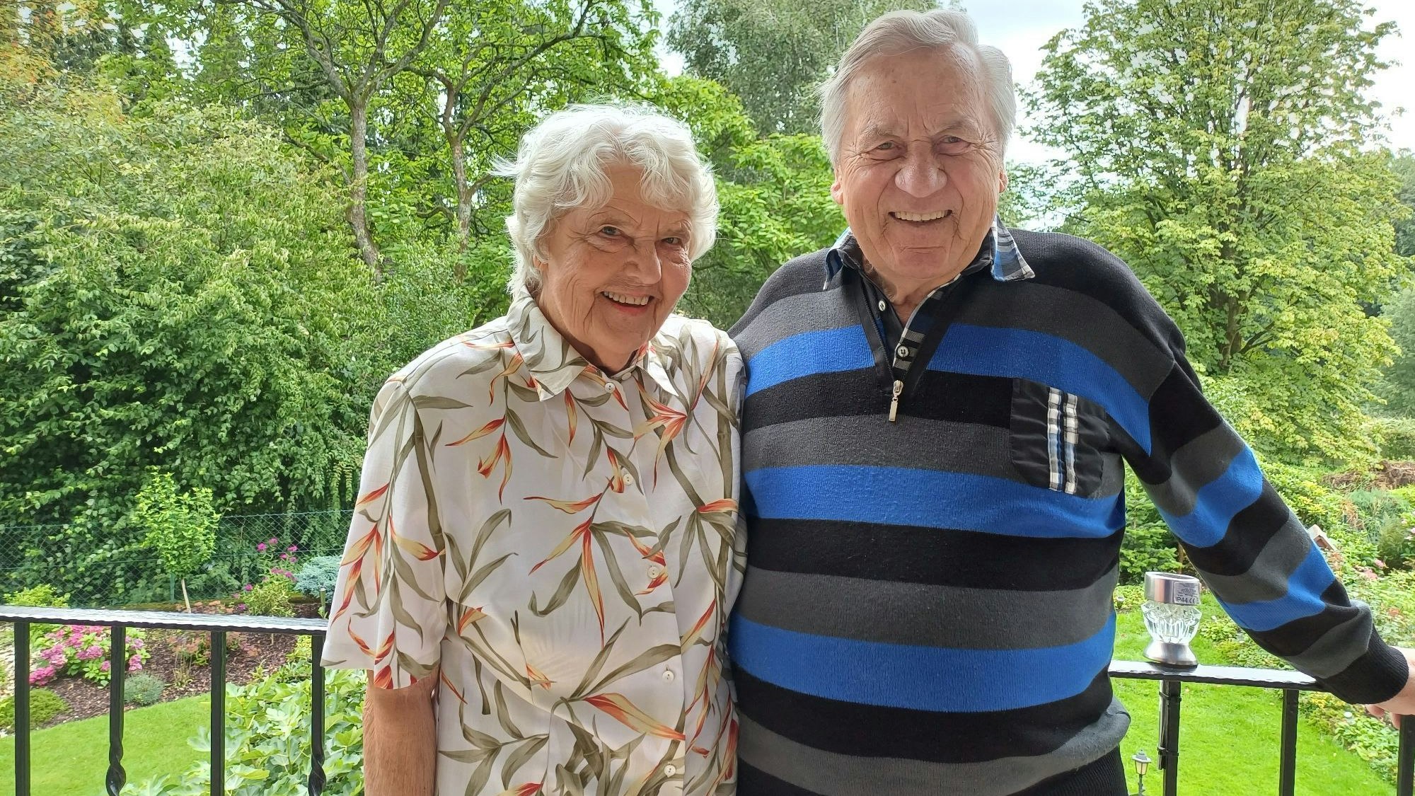Irmgard und Alfred Sylvester feiern Eiserne Hochzeit.