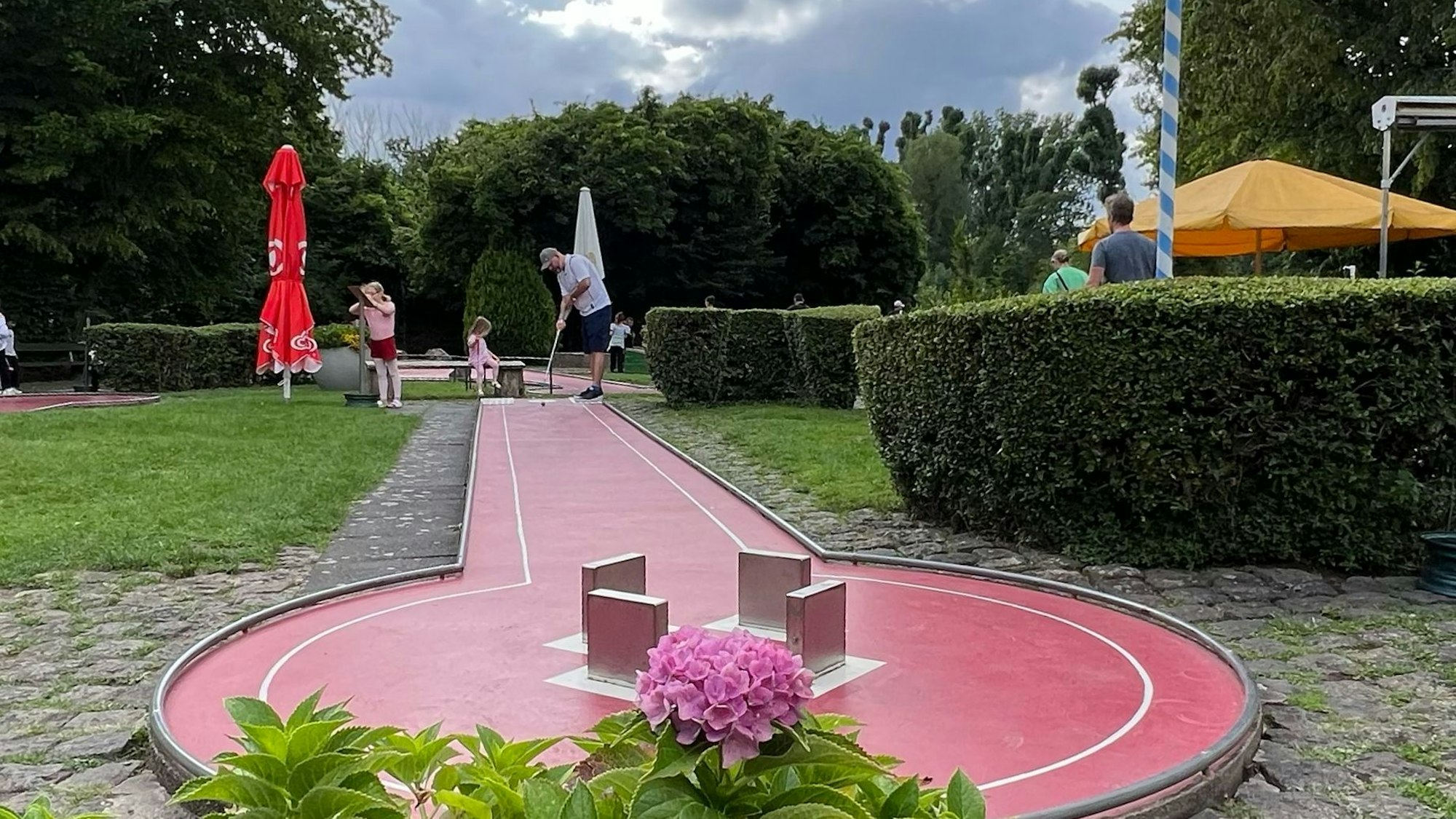 Die Minigolf-Anlage an der Groov