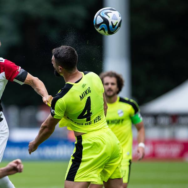 3.Liga: Viktoria Koeln - SC Verl, 05.08.2023 Zweikampf Moritz Fritz Viktoria Koeln, 23, Daniel Mikic SC Verl, 4 3.Liga: Viktoria Koeln - SC Verl, Sportpark Hoehenberg, Koeln, 05.08.2023 *** 3 Liga Viktoria Koeln SC Verl, 05 08 2023 duel Moritz Fritz Viktoria Koeln, 23 , Daniel Mikic SC Verl, 4 3 Liga Viktoria Koeln SC Verl, Sportpark Hoehenberg, Koeln, 05 08 2023 Copyright: xBEAUTIFULxSPORTS/Buriakovx