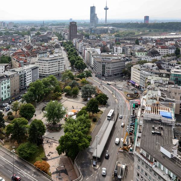 Das Bild zeigt den Ebertplatz.