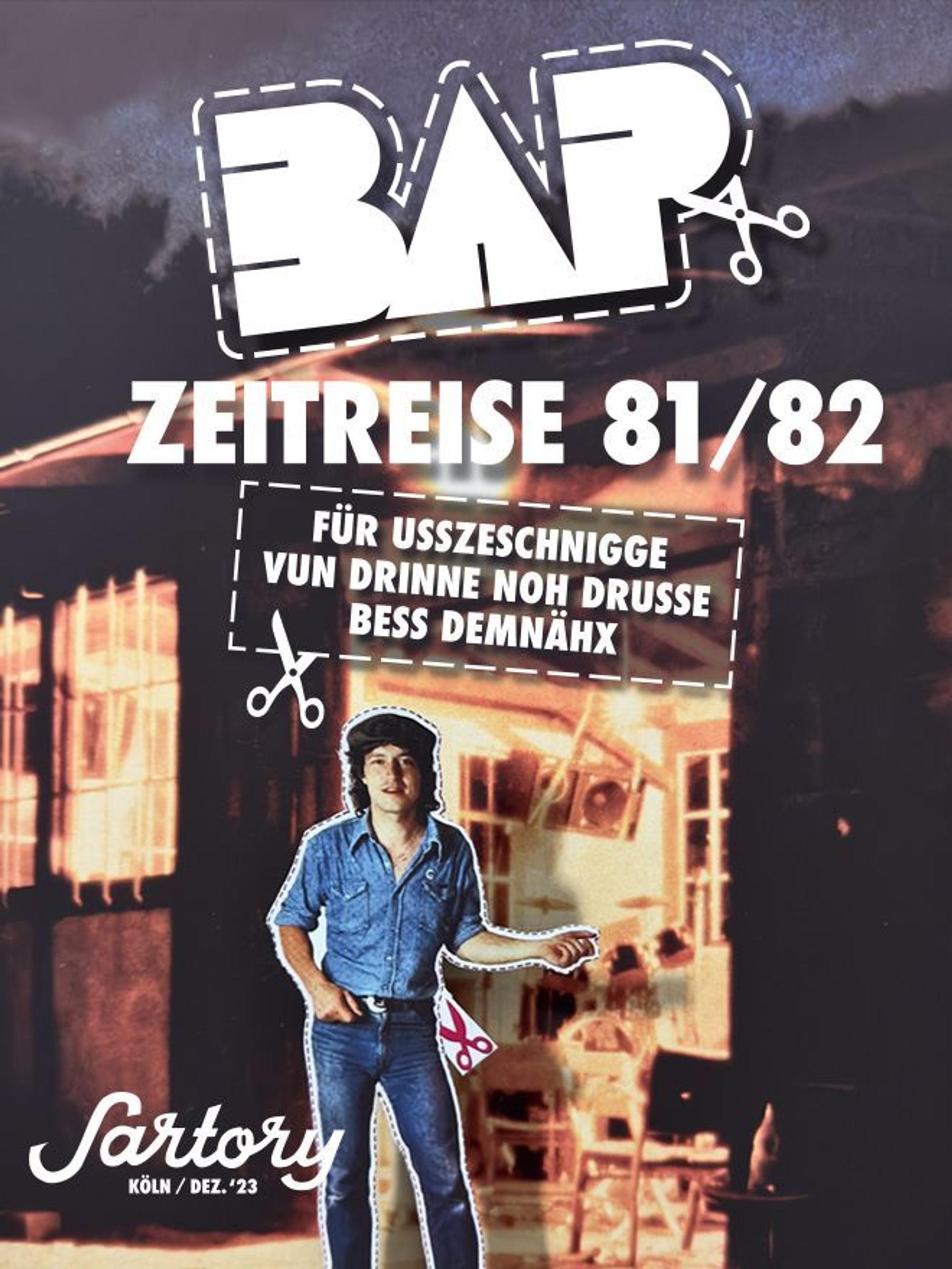 Konzertplakat mit Wolfgang Niedecken in der Mitte, den man aussschneiden könnte.