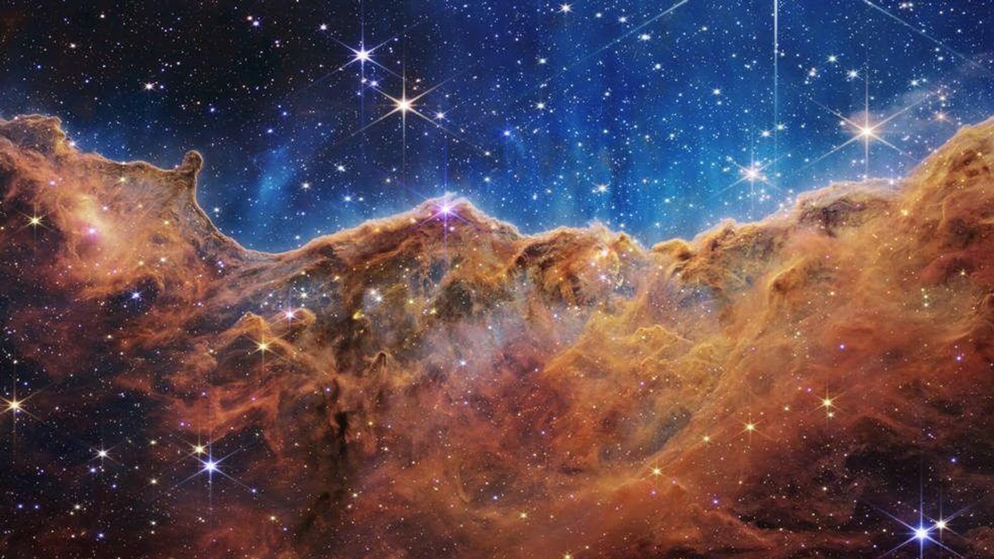 Das von der US-amerikanischen Weltraumbehörde NASA zur Verfügung gestellte Bild zeigt einen Blick auf den Carina-Nebel (Carina Nebula).