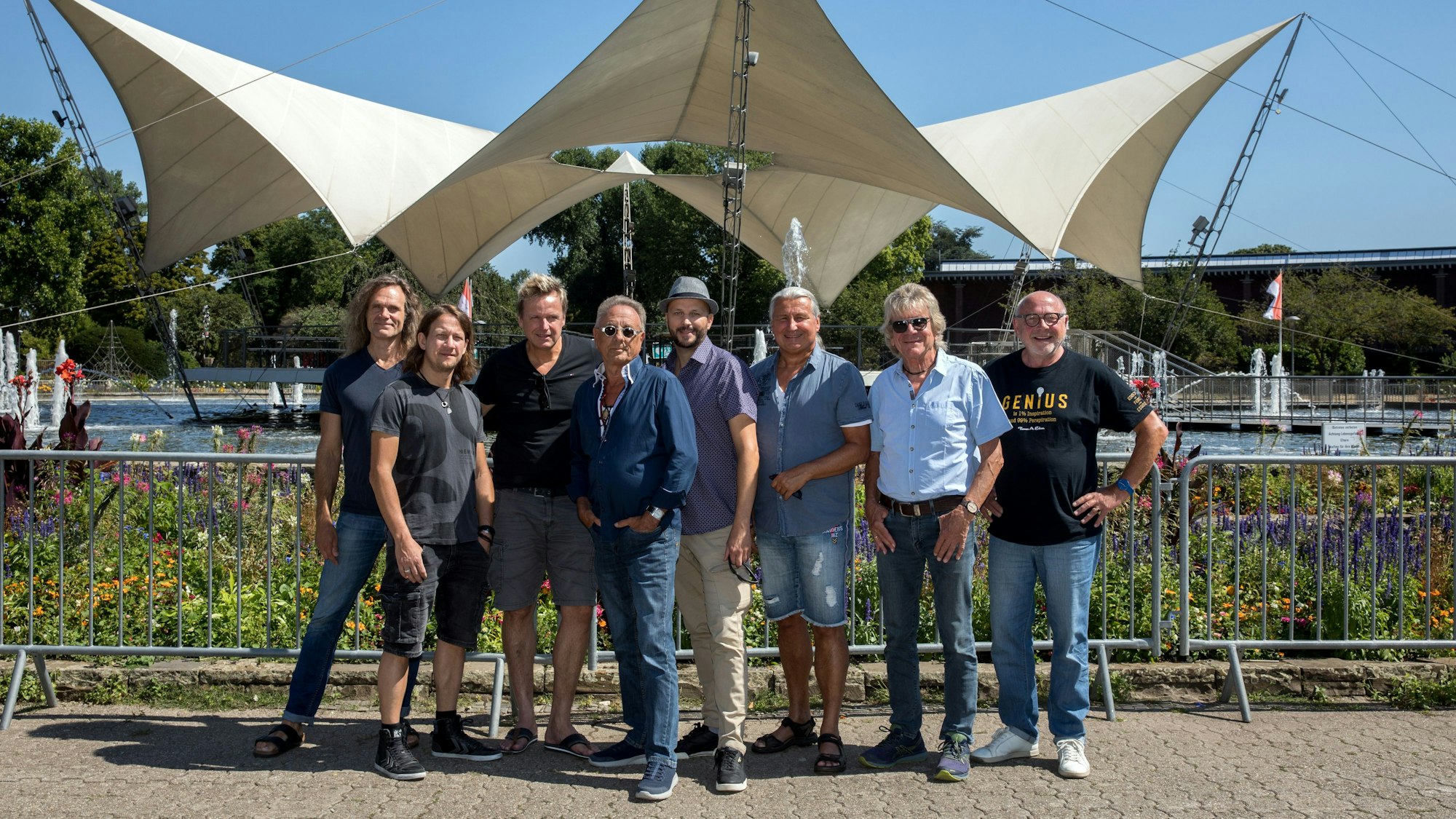 Pressekonferenz zum Bläck-Fööss Konzert 2022 am Tanzbrunnen.