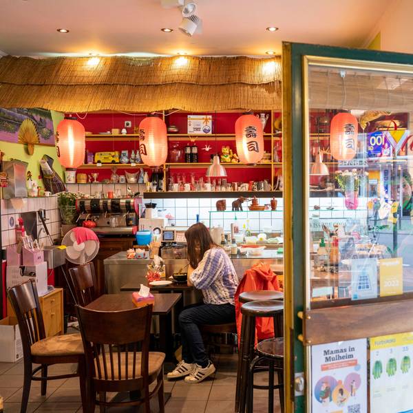 Blick in den Obst- und Gemüsehandel Banlao in Köln-Mühlheim