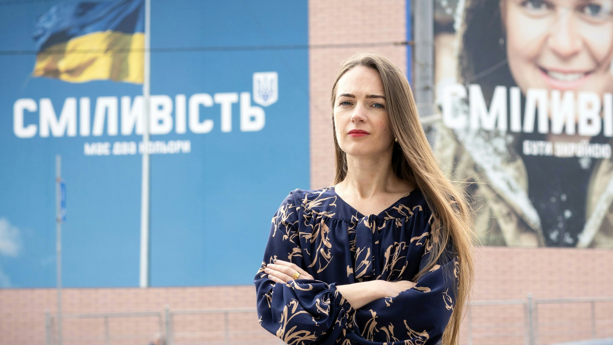 Die Ukrainerin und Friedensnobelpreisträgerin Olexandra Matwijtschuk.