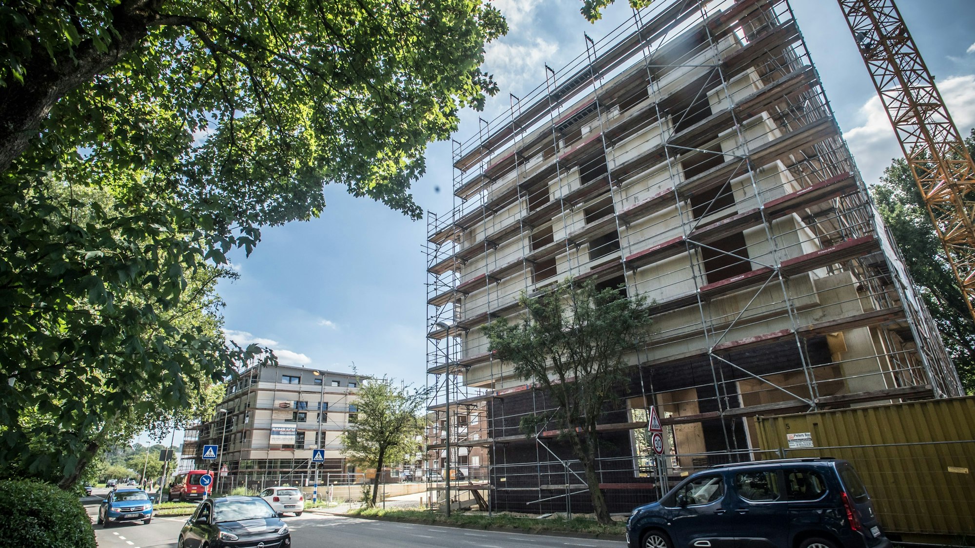 Pässler-Häuser an der neukirchener Straße, Leichlingen, Innenstadt