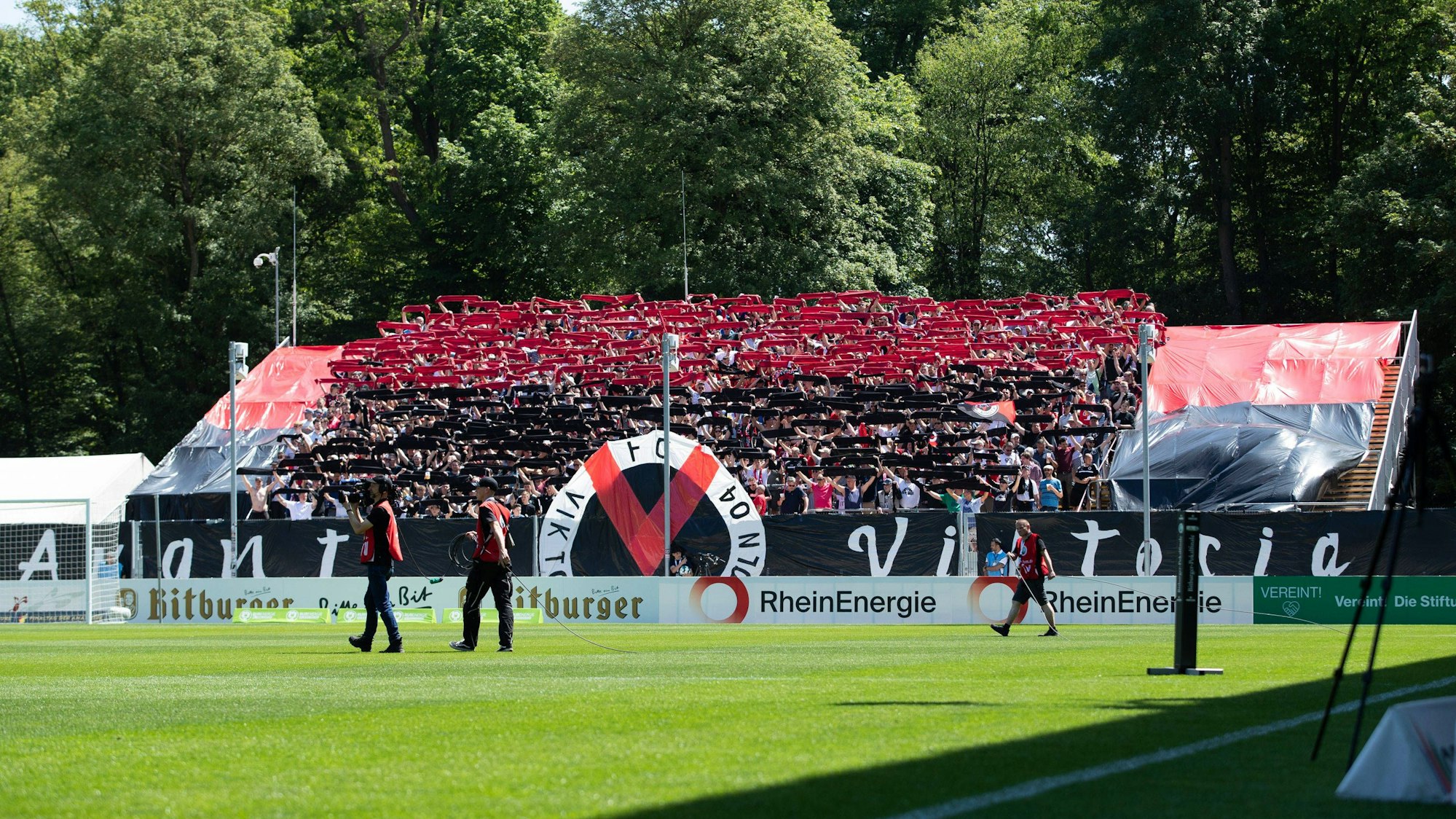 Bitburger-Pokalfinale 2023: 1. FC Dueren - Viktoria Koeln Fans von Viktoria Koeln Finaltag der Amateure Bitburger-Pokalfinale 2023: 1. FC Dueren - Viktoria Koeln, Koeln, Sportpark Hoehenberg, 03.06.2023 *** Bitburger Cup Final 2023 1 FC Dueren Viktoria Koeln Fans of Viktoria Koeln final day of amateurs Bitburger Cup Final 2023 1 FC Dueren Viktoria Koeln, Koeln, Sportpark Hoehenberg, 03 06 2023 Copyright: xBEAUTIFULxSPORTS/Buriakovx