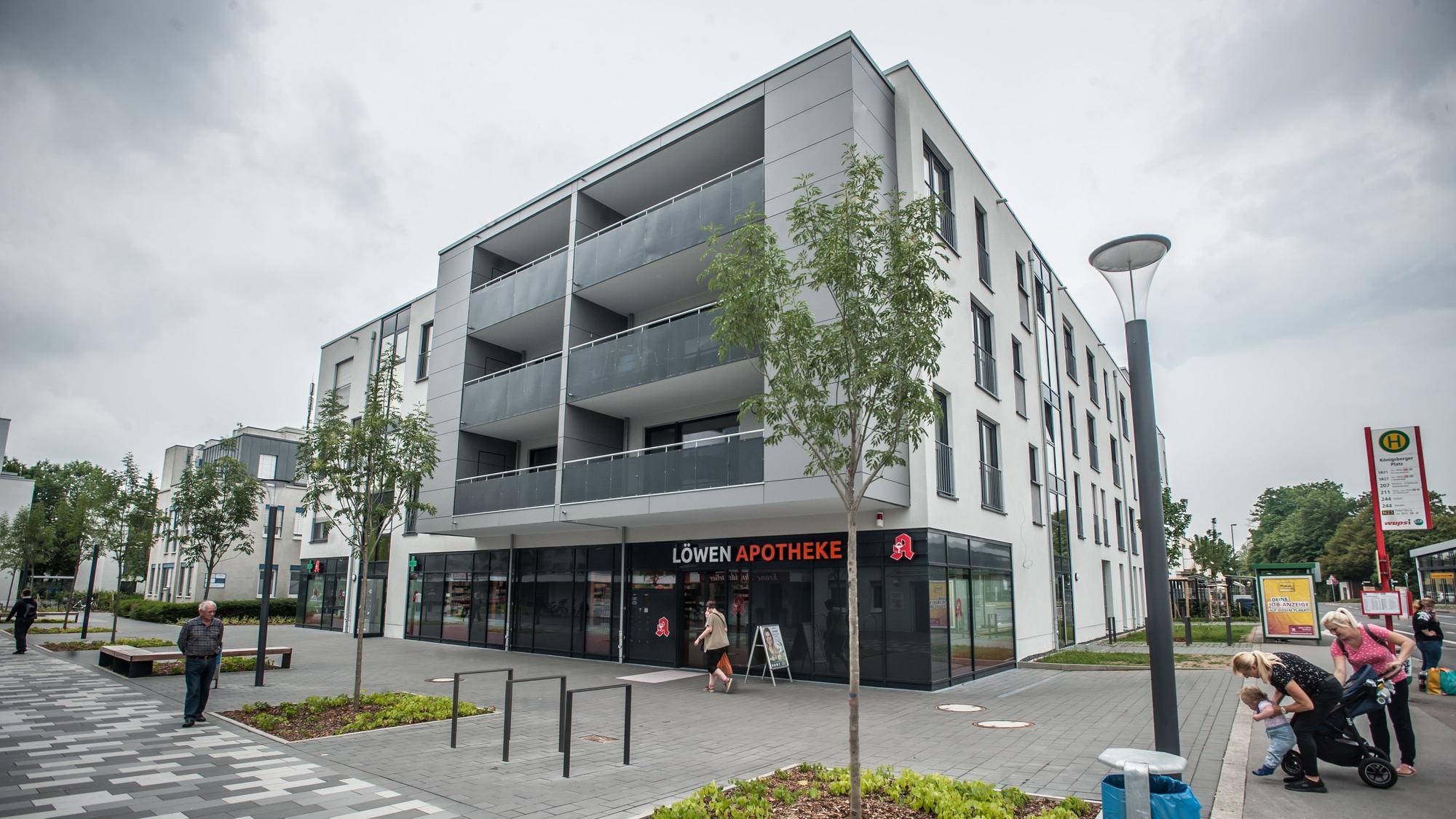 Der WGL-Neubau in Rheindorf am Königsberger Platz