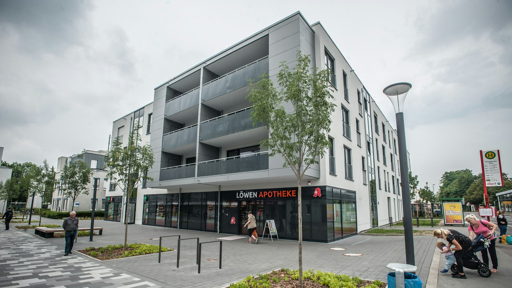 Der WGL-Neubau in Rheindorf am Königsberger Platz