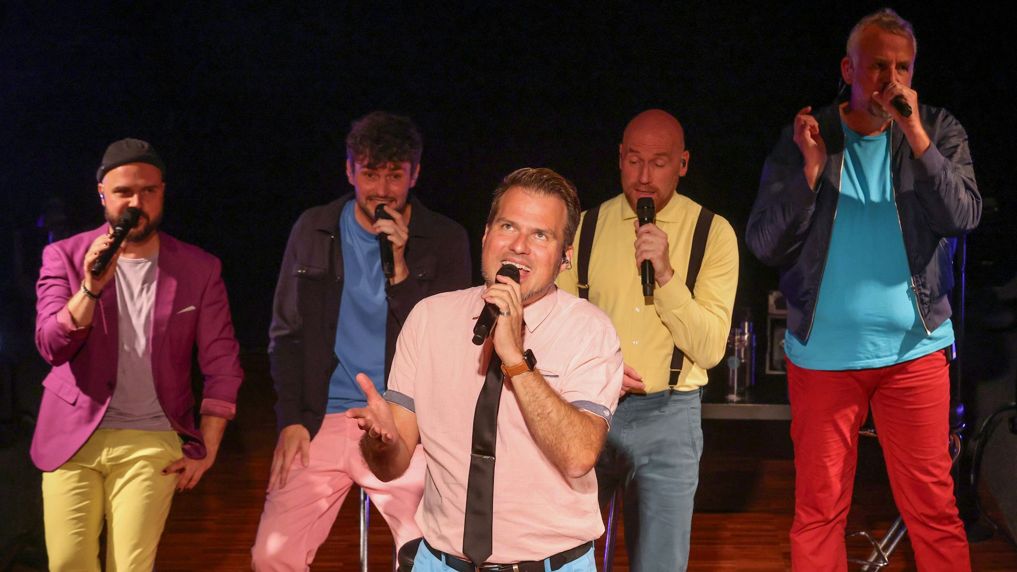 11.08.2023, Köln: Record Release Konzert der Kölner A-Capella-Gruppe Alte Bekannte im Alten Pfandhaus in Köln. Foto: Thilo Schmülgen