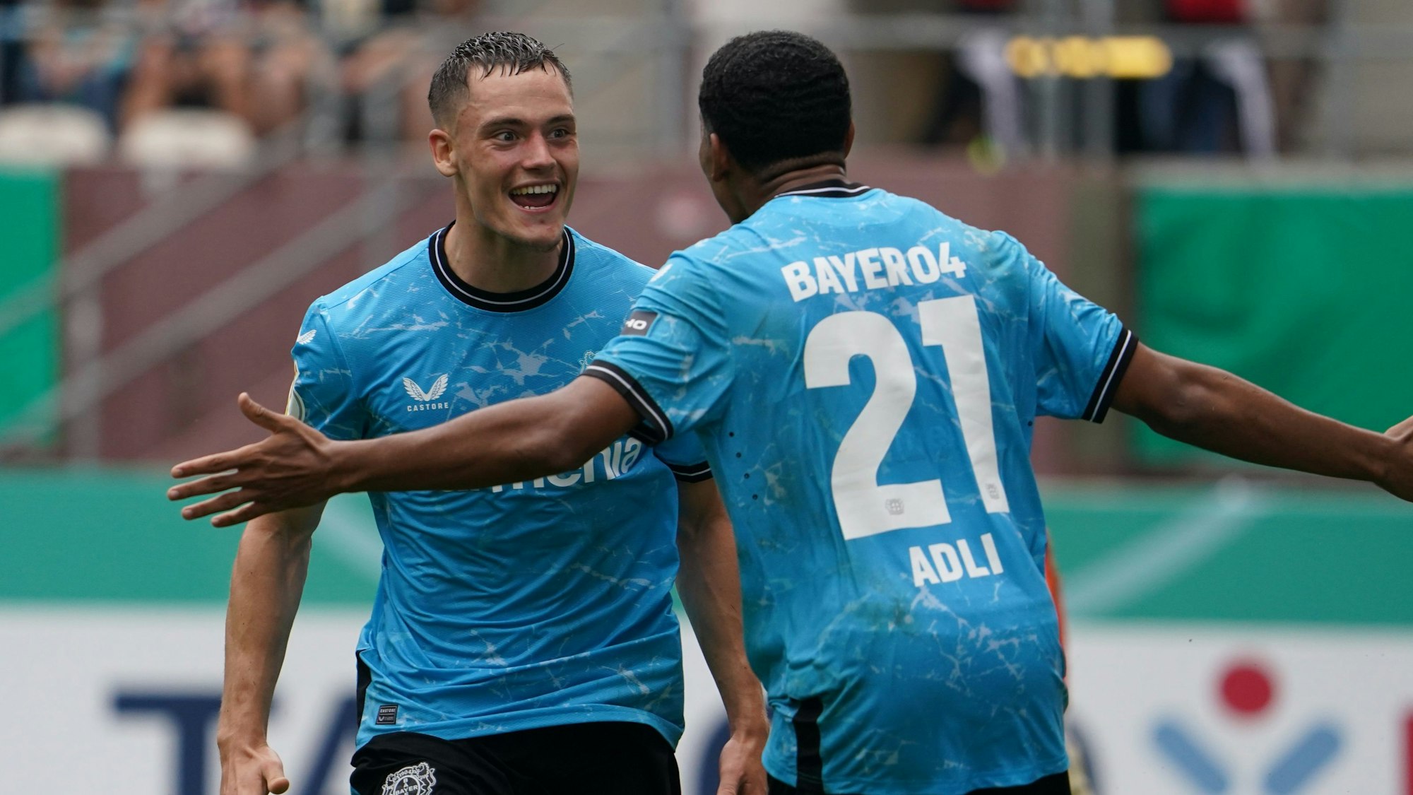 Florian Wirtz und Amine Adli waren zwei Hauptdarsteller des hervorragenden Leverkusener Auftritts gegen Ottensen.